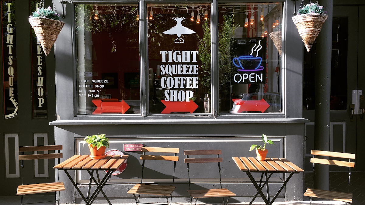 Tight Squeeze Coffee Shop interior