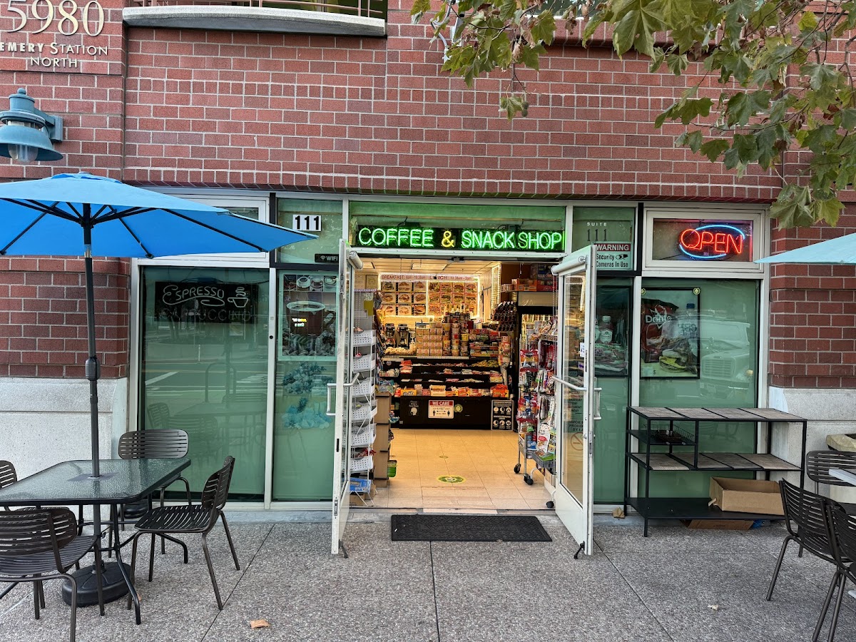Coffee and Snack Shop interior