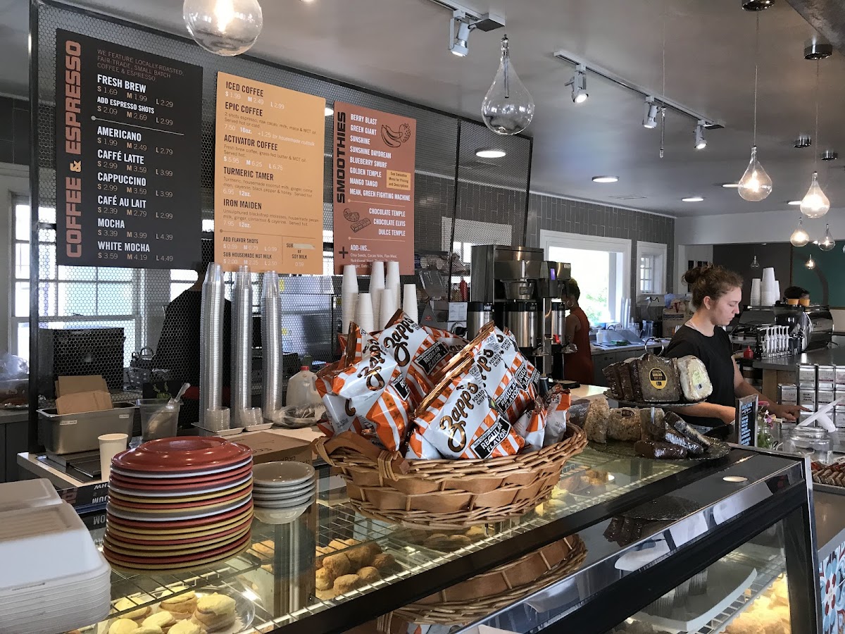 Press and Grind interior