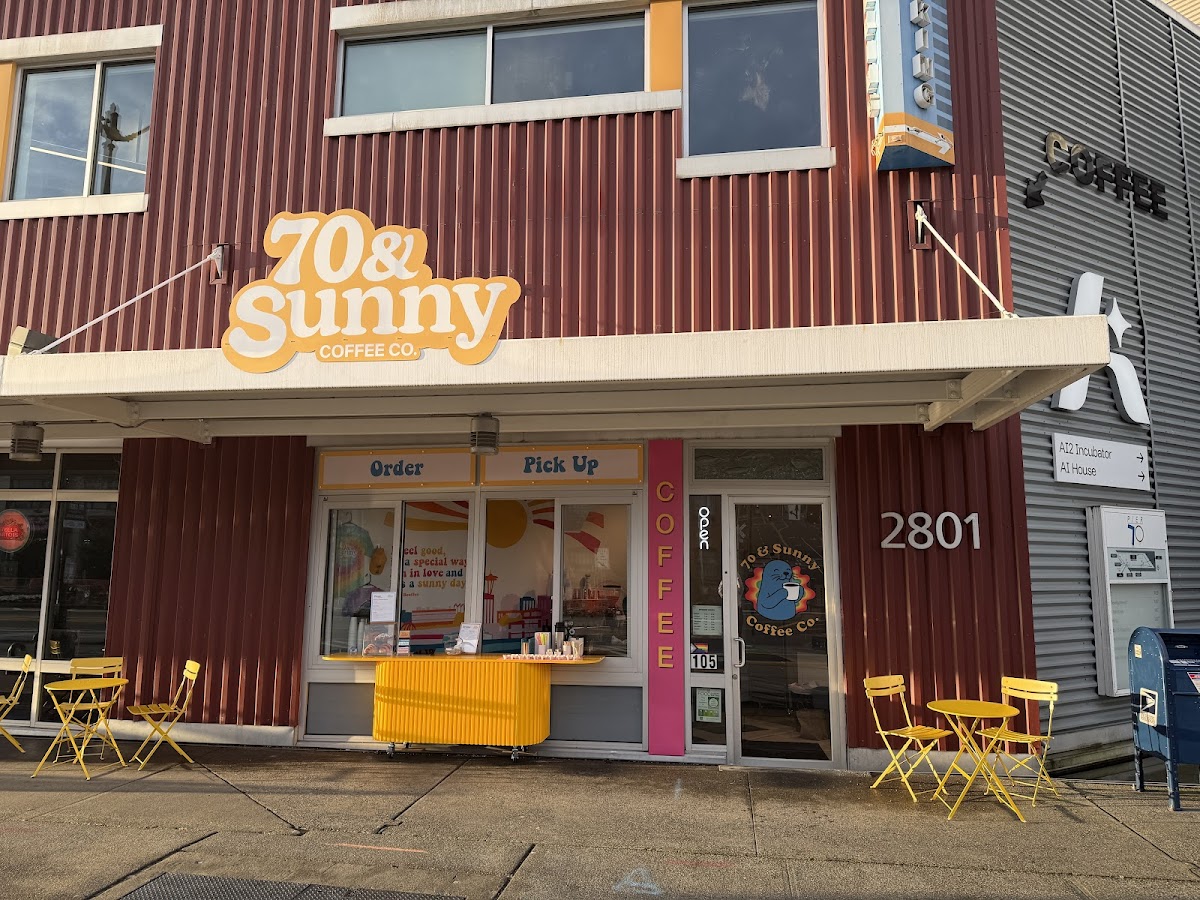 70 and Sunny Coffee Co. interior