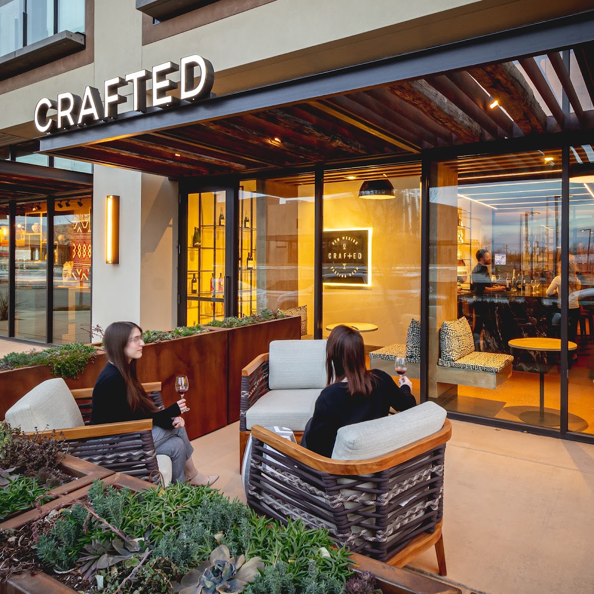 Crafted Tasting Room interior