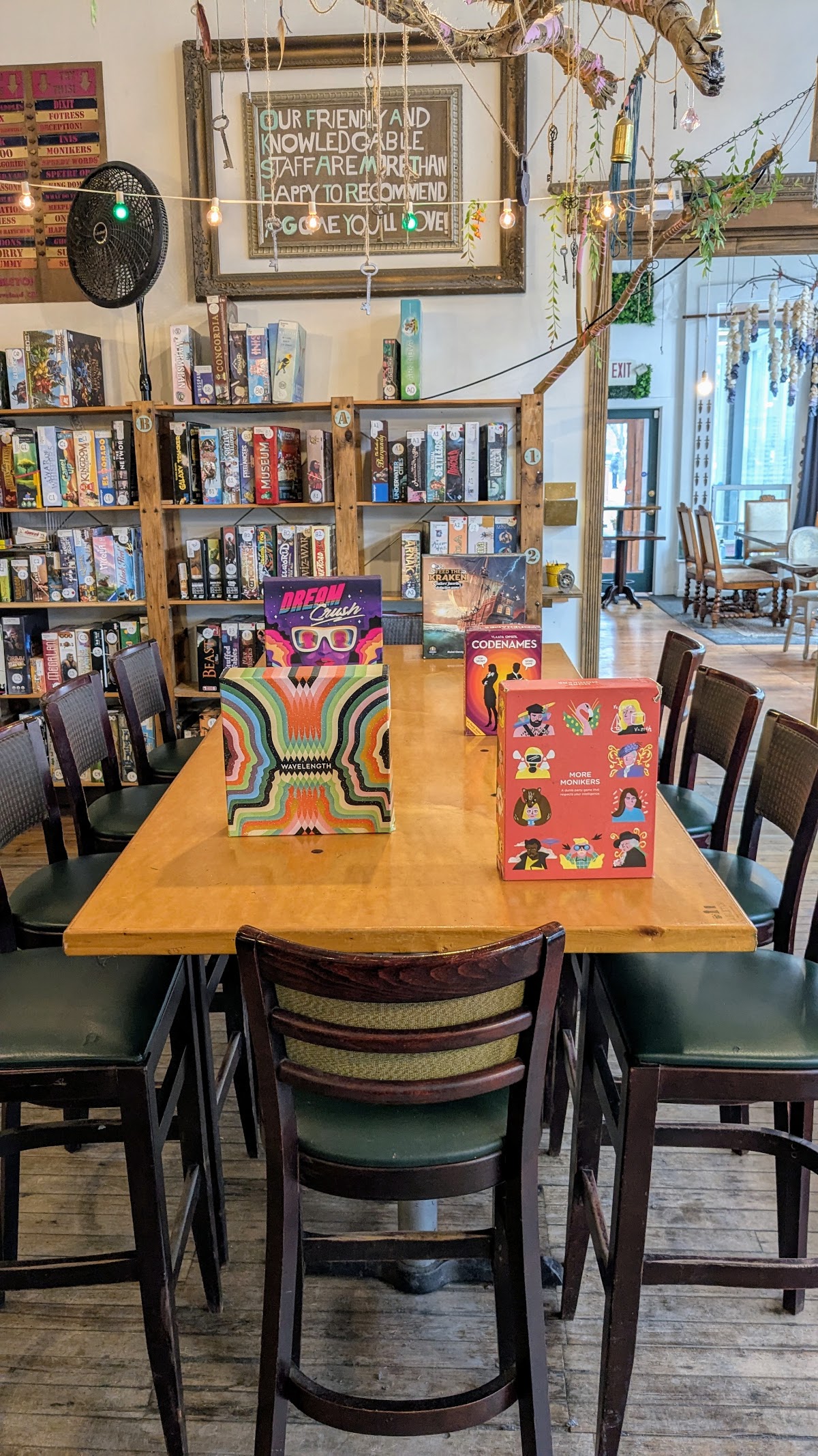 Tabletop Board Game Cafe interior