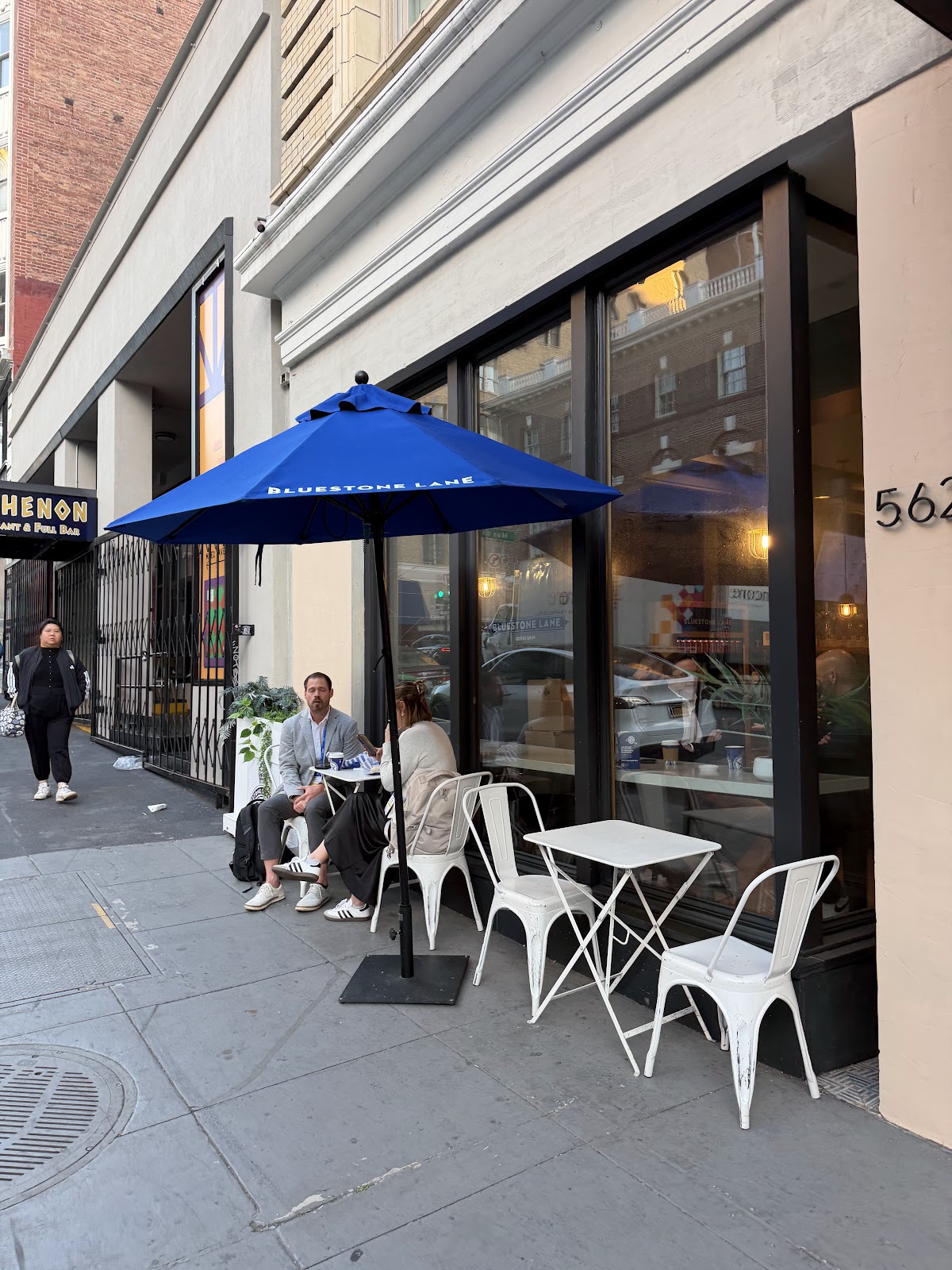 Bluestone Lane Theatre District Coffee Shop interior