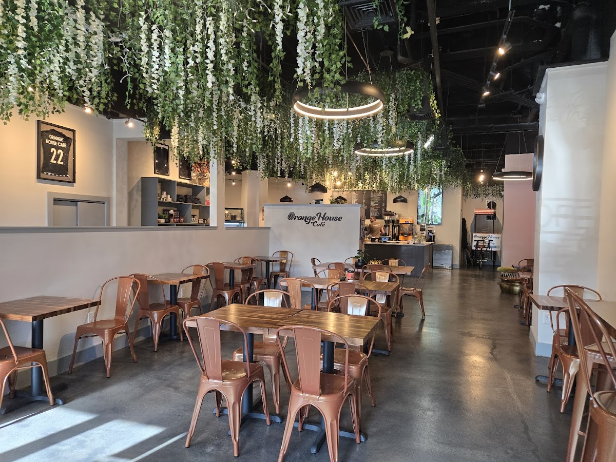 Orange House Cafe interior