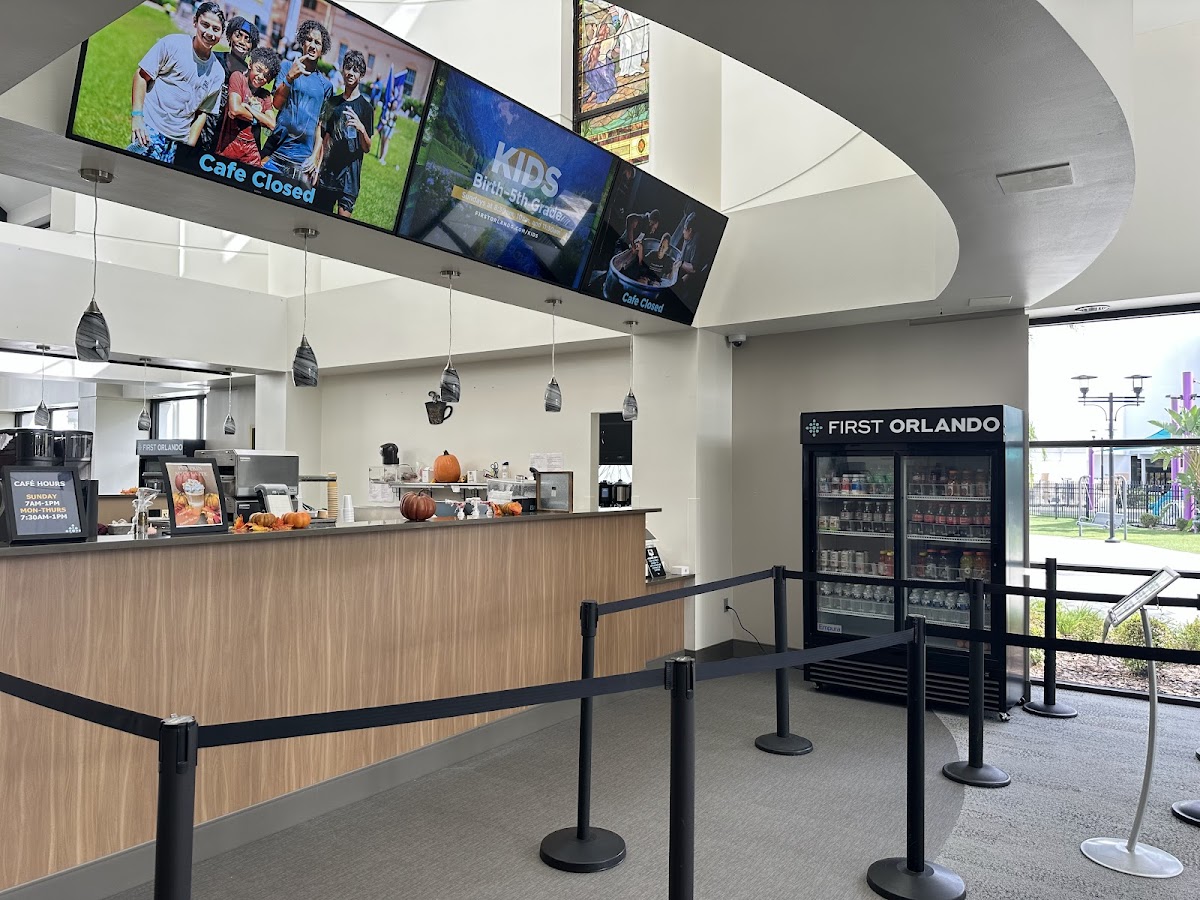 First Orlando Cafe interior