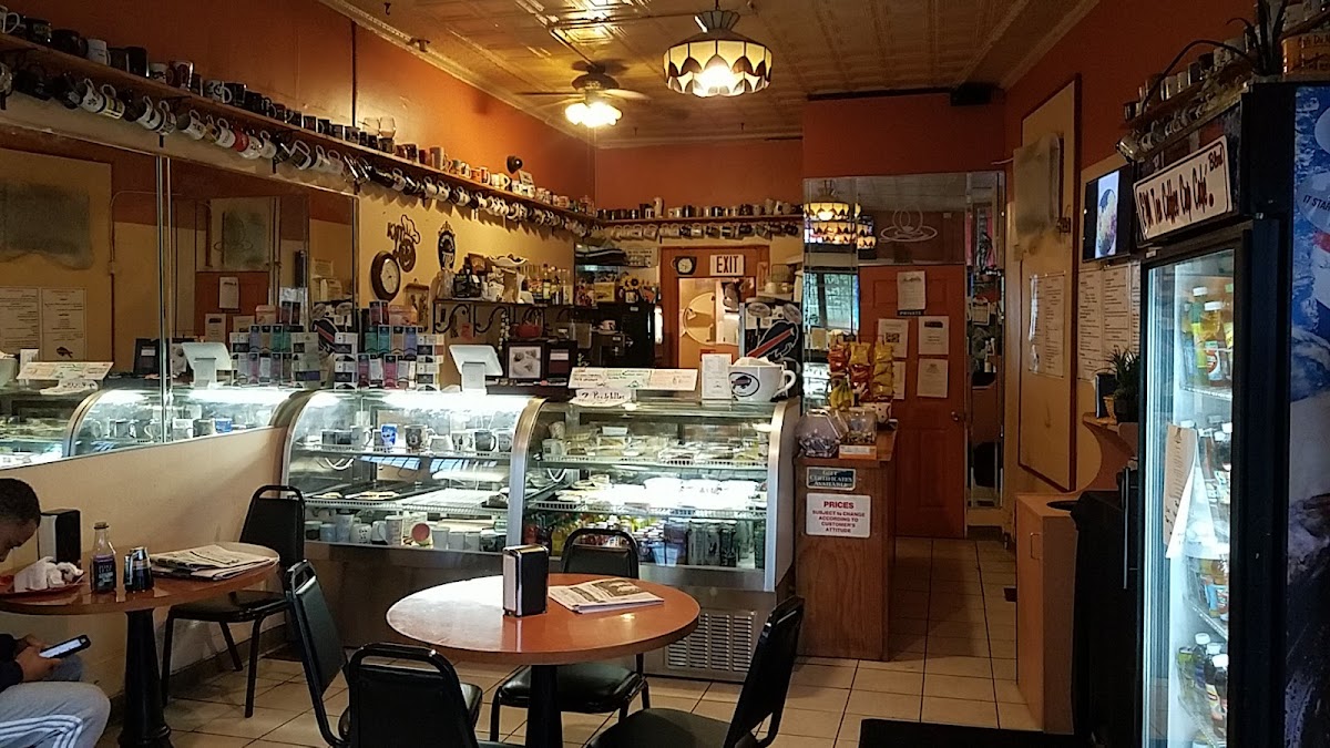 EM Tea Coffee Cup Cafe interior