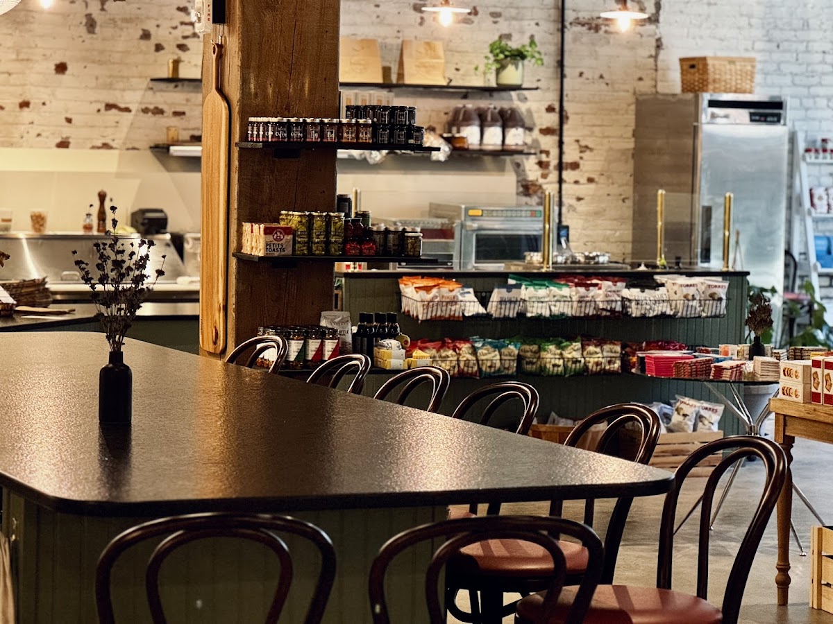 Heirloom Fine Foods Market & Café interior
