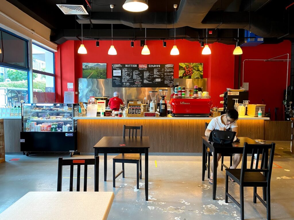 Yahava Koffee Works interior