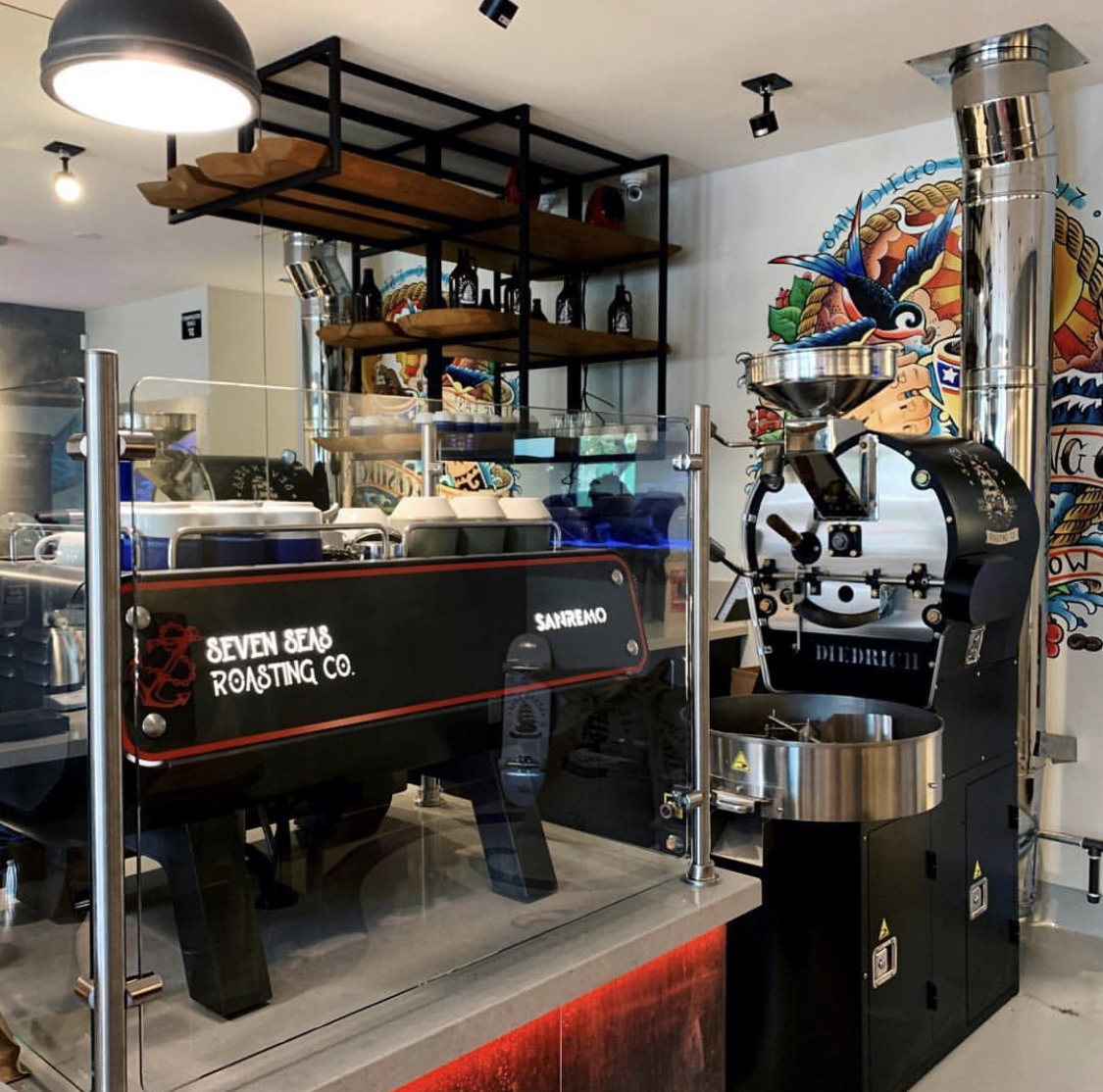 Seven Seas Roasting Co. interior