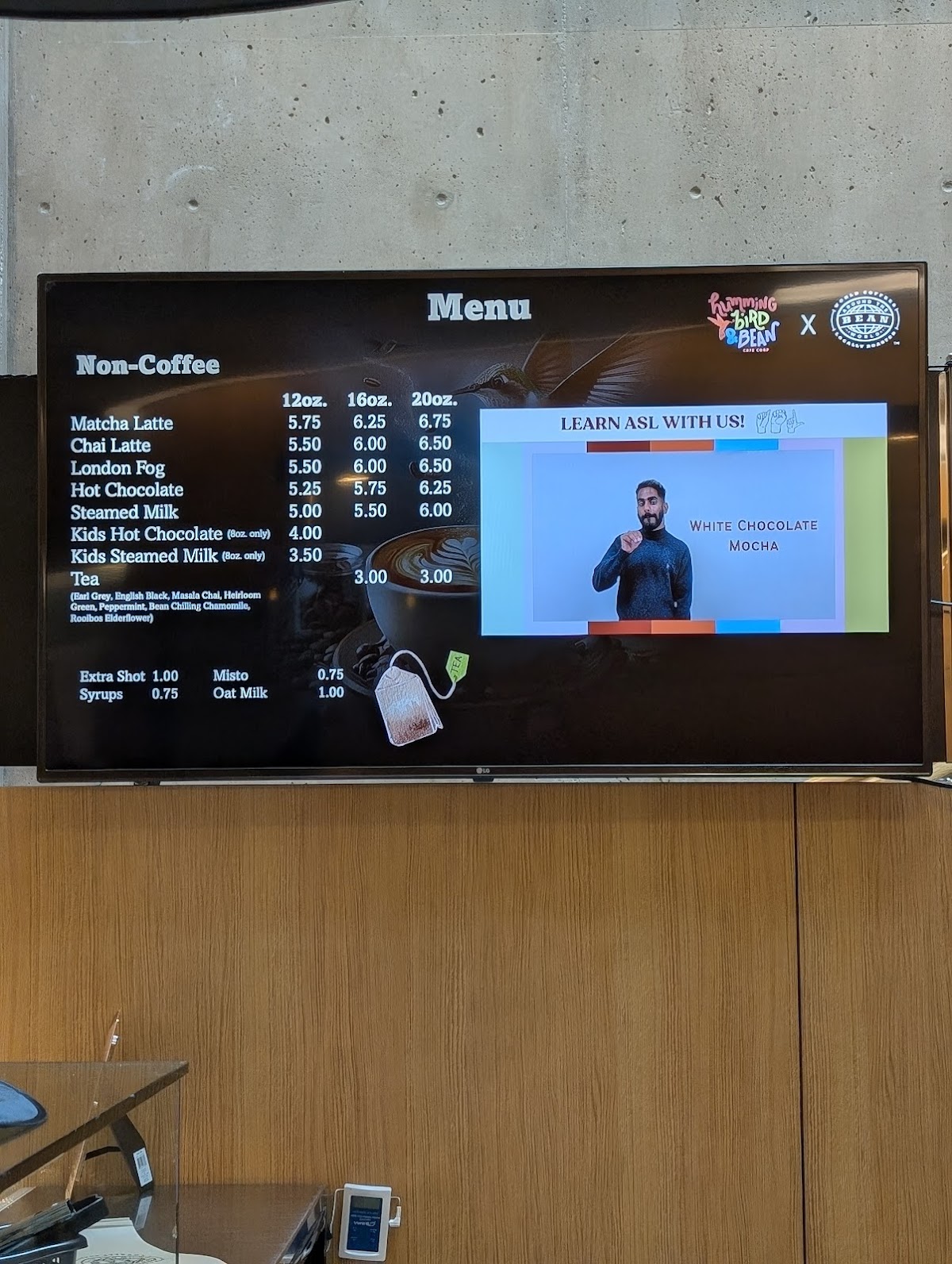 Photo of Bean Around the World Kiosk BCCHR x Hummingbird & Bean