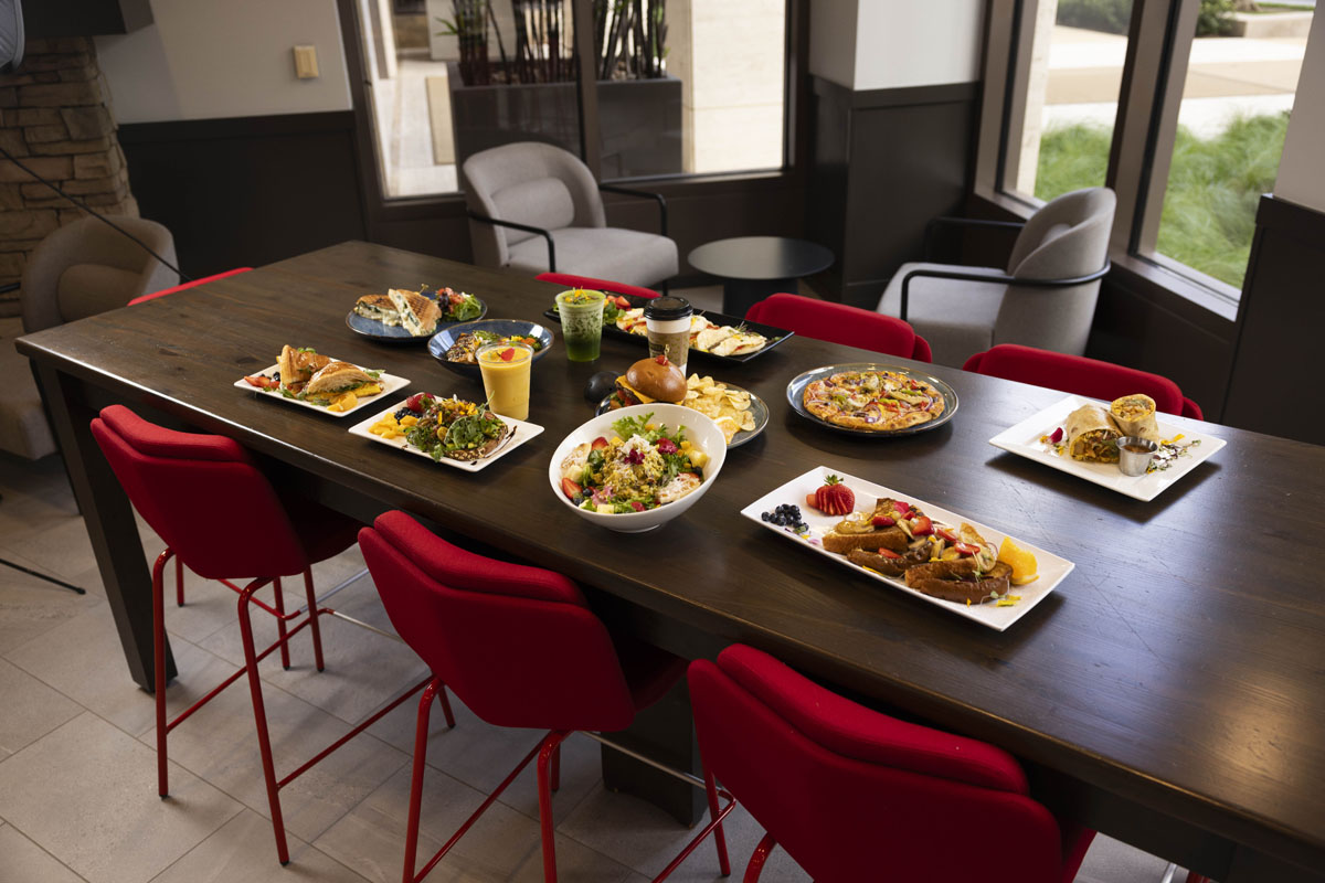 W Cafe and Restaurant interior