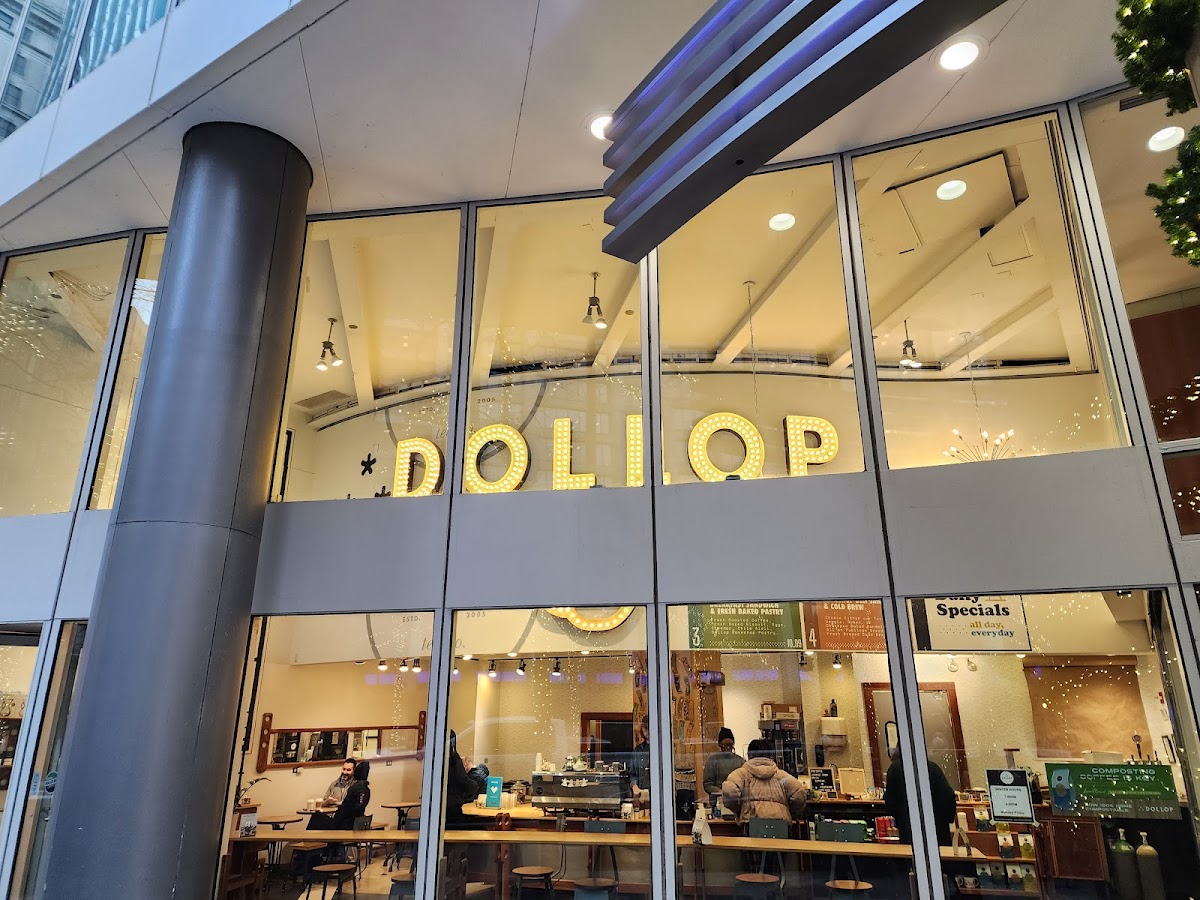 Dollop Coffee Co. interior