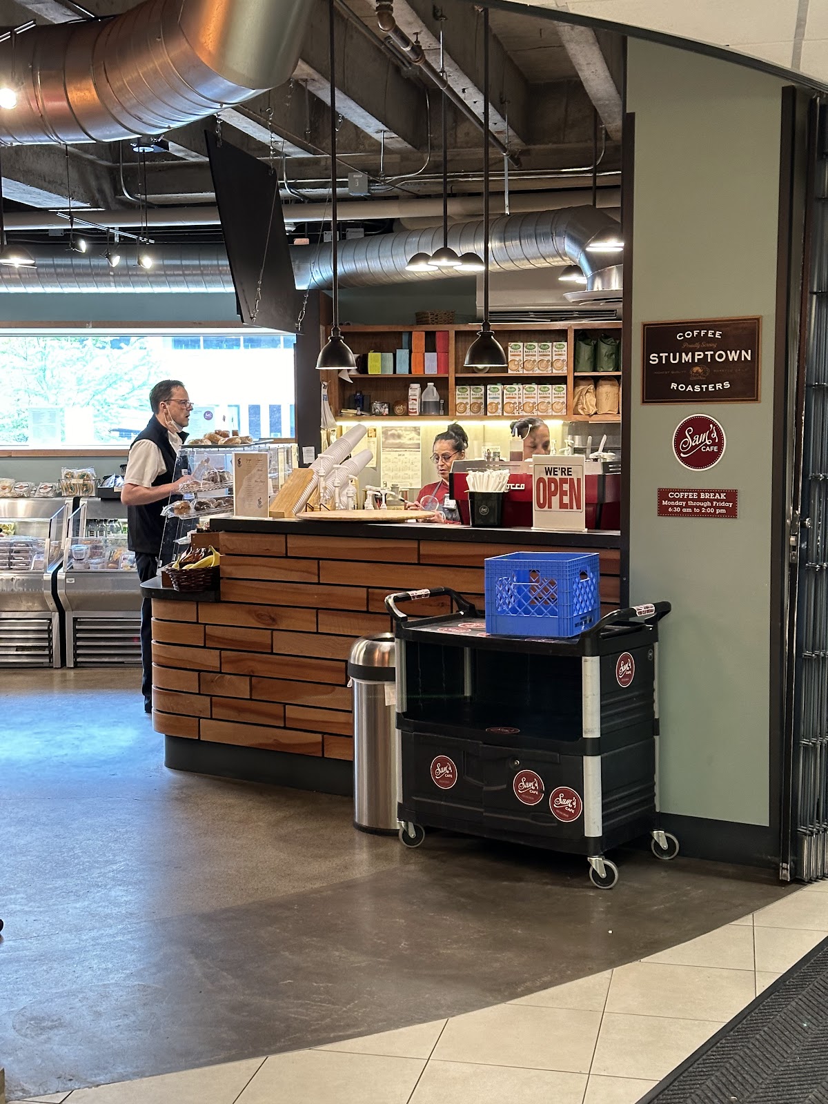 Sam's Cafe interior