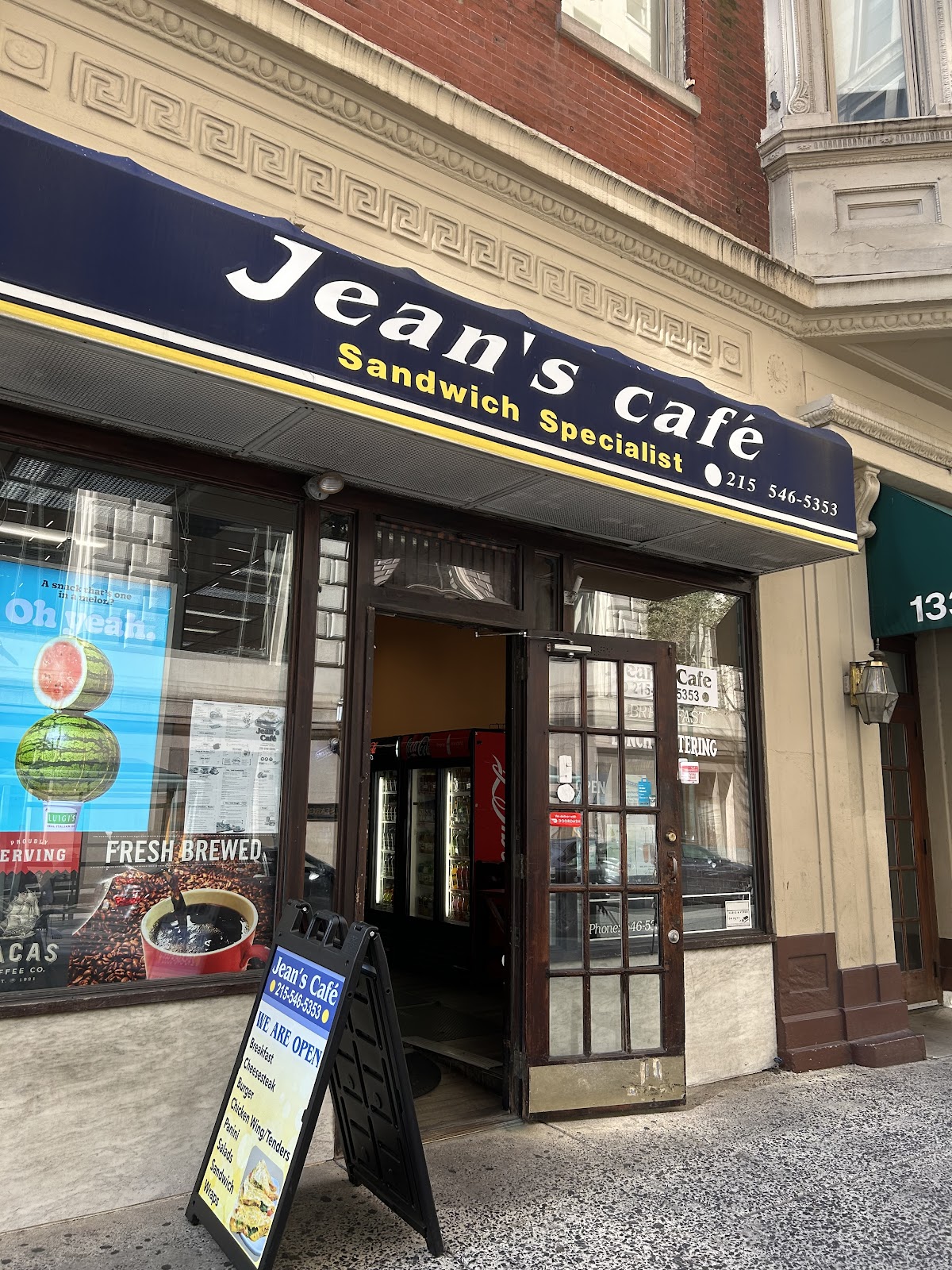 Jean's Cafe interior