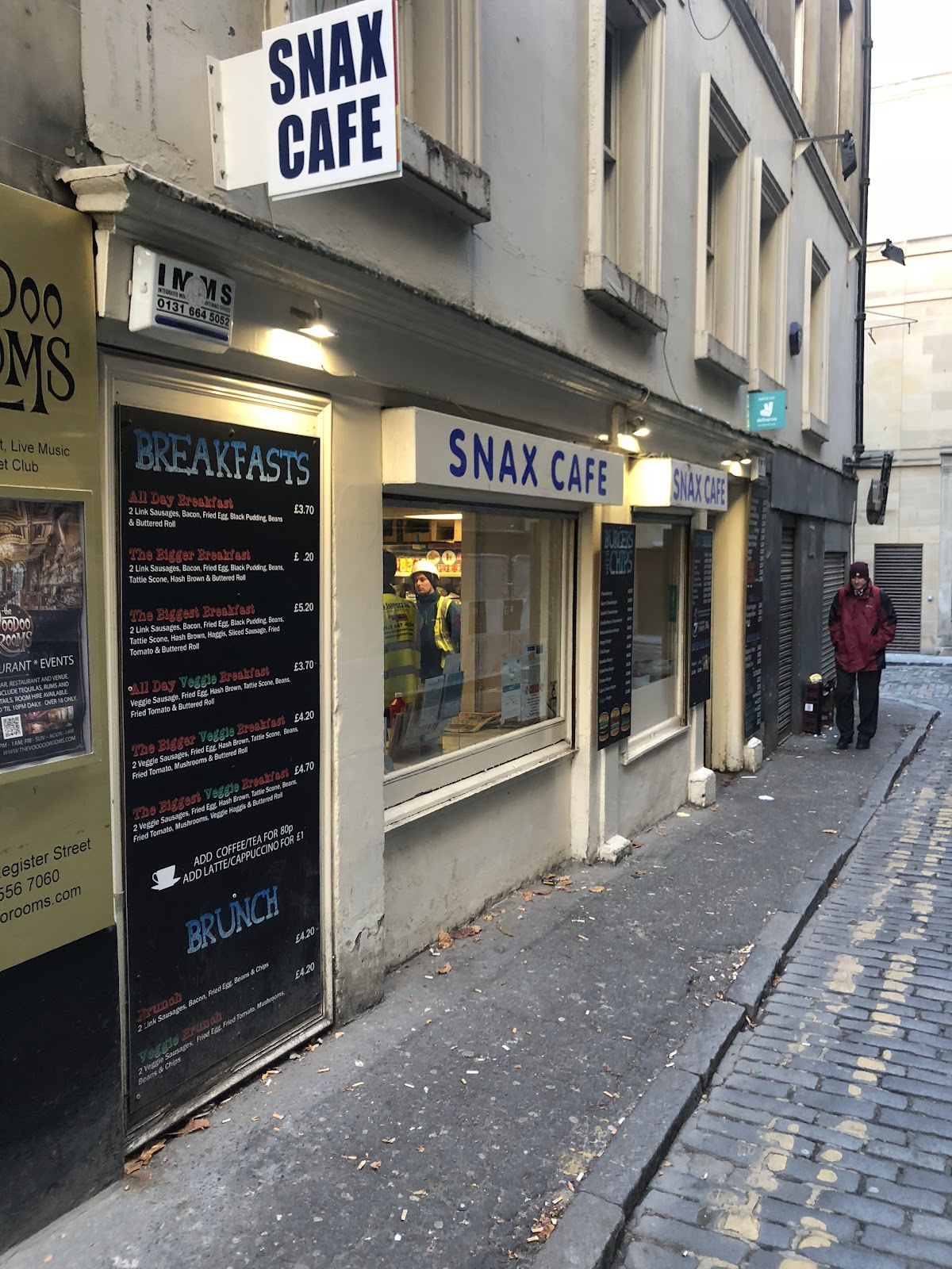 Snax Cafe interior
