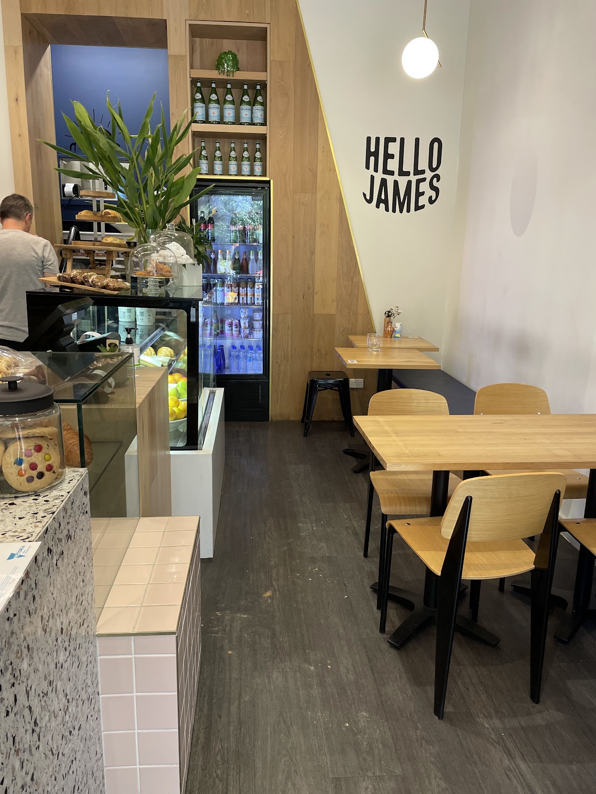 Hello James interior