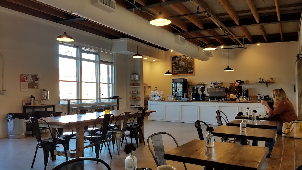 Building Three Coffee interior