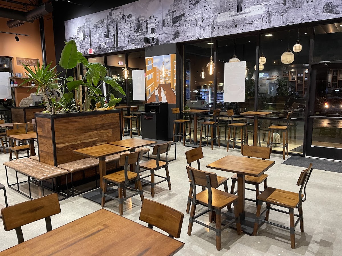 Qahwah House Coffee - Sugar Land Houston interior