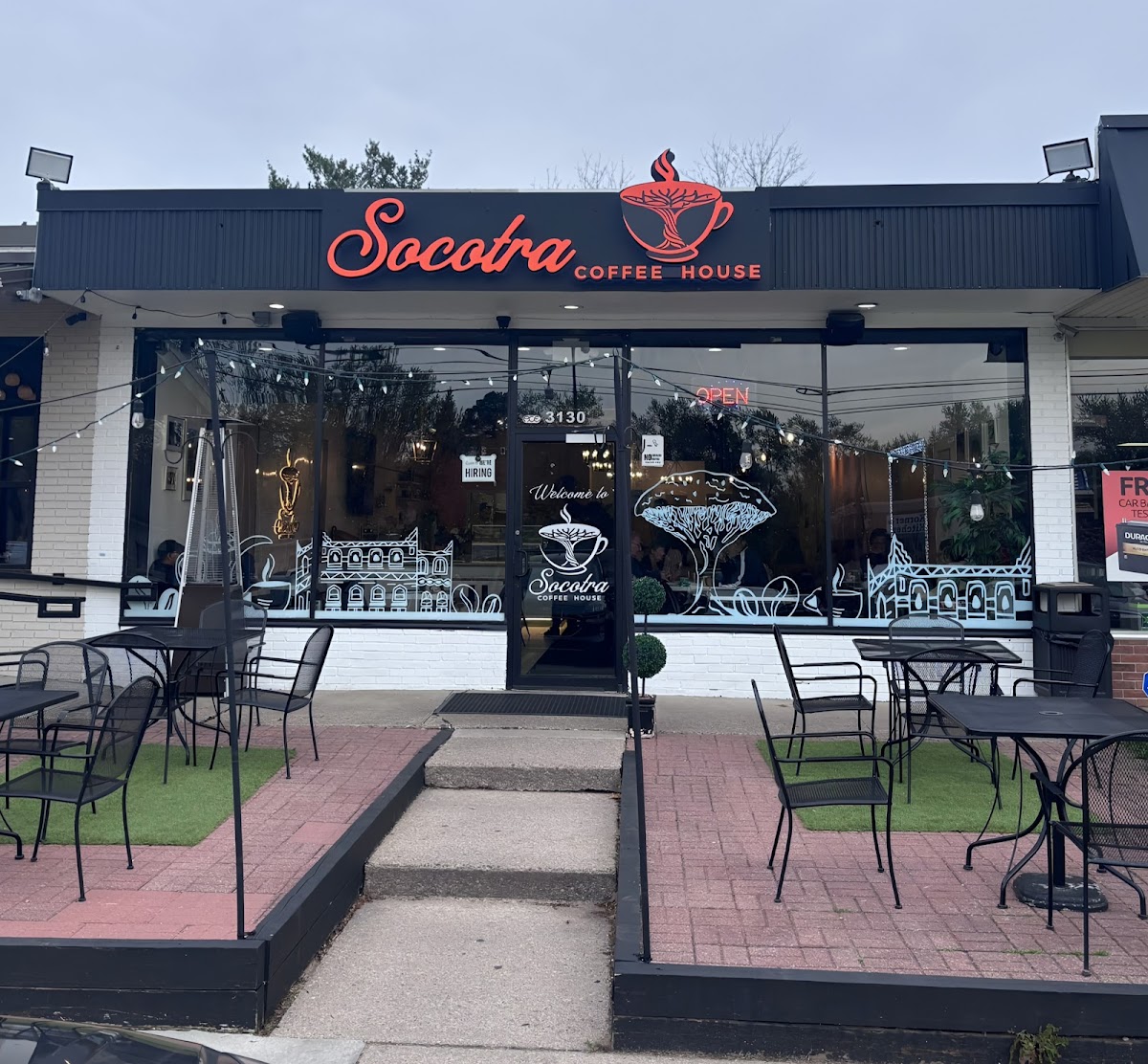 Socotra Coffee House interior