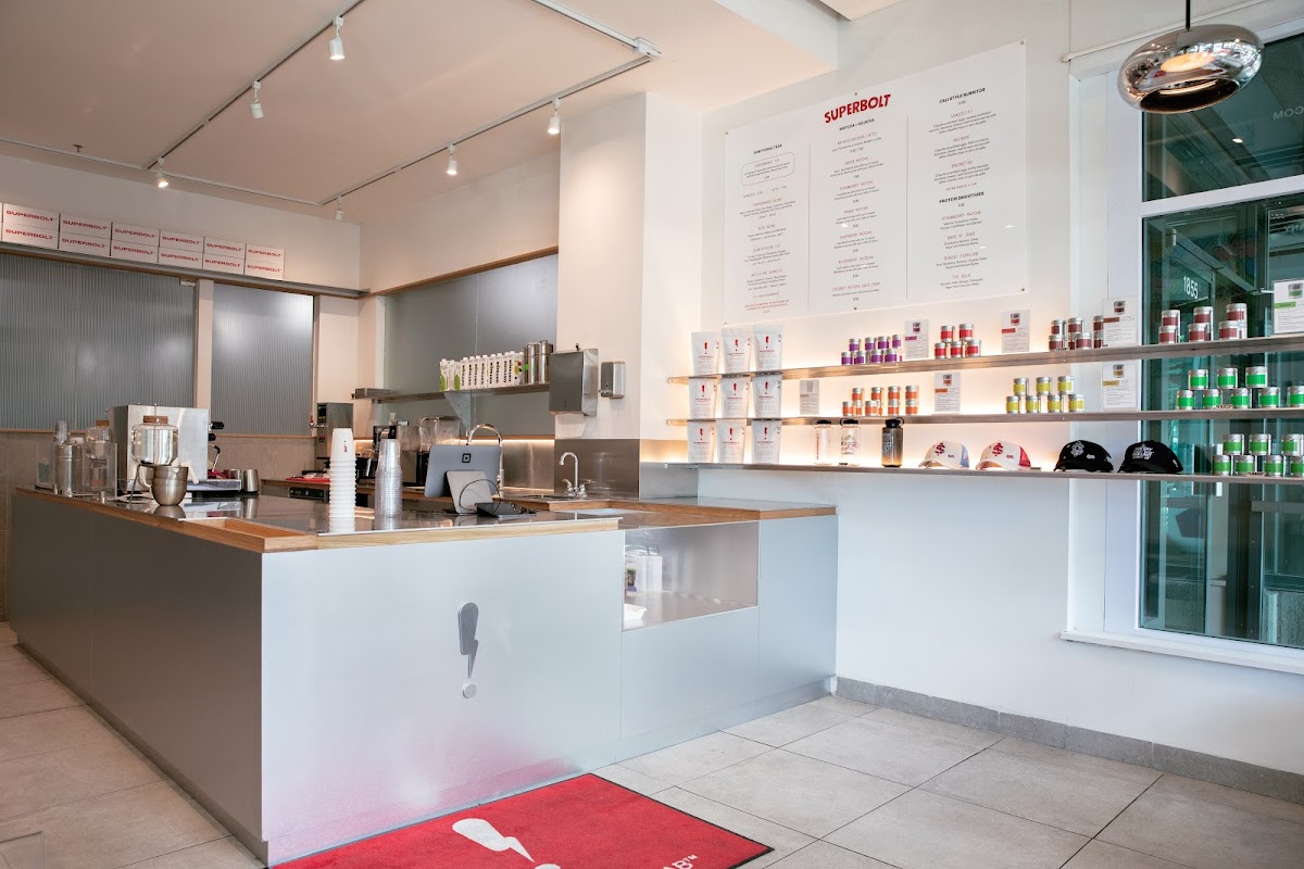 Superbolt Lab Matcha Tea Vancouver interior