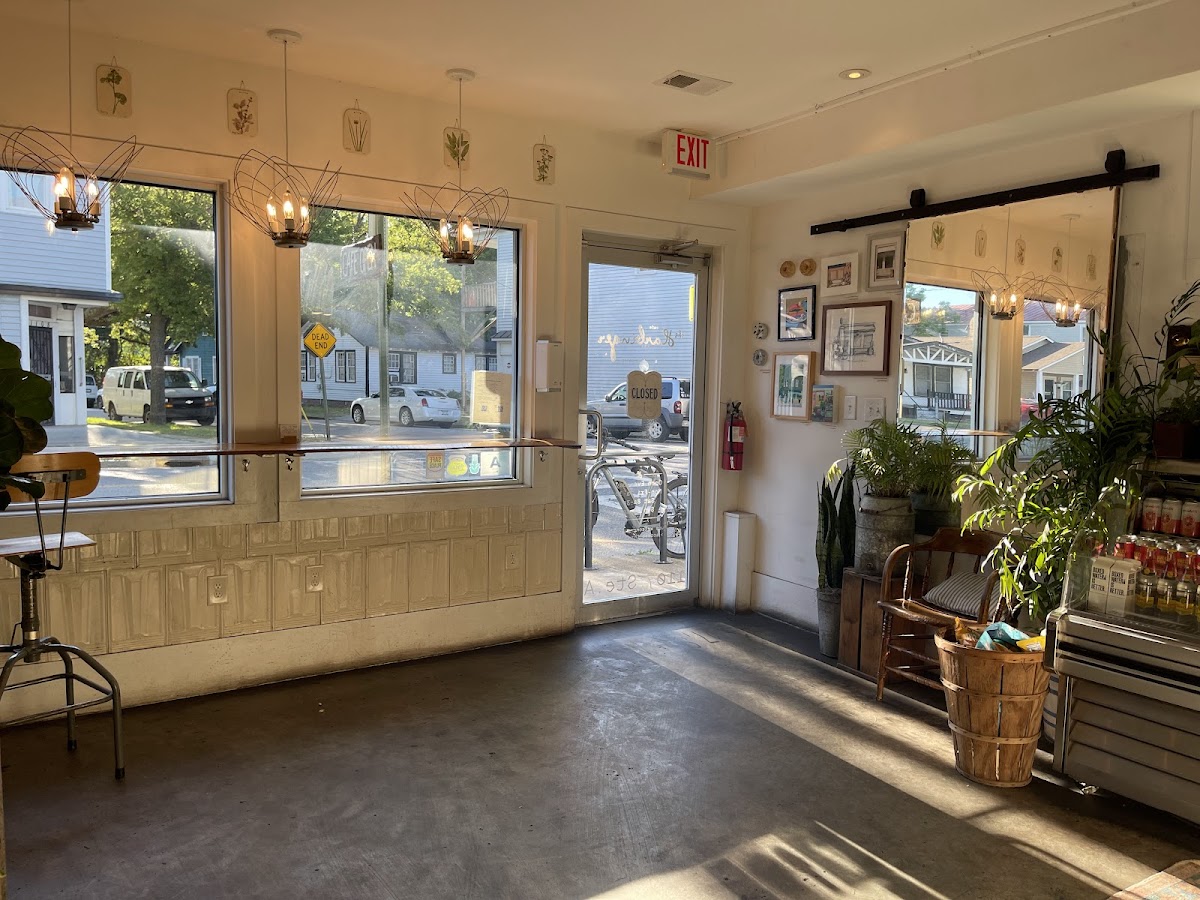 The Harbinger Cafe and Bakery interior