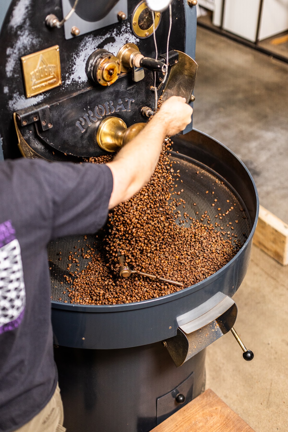 Boxcar Coffee Roastery interior