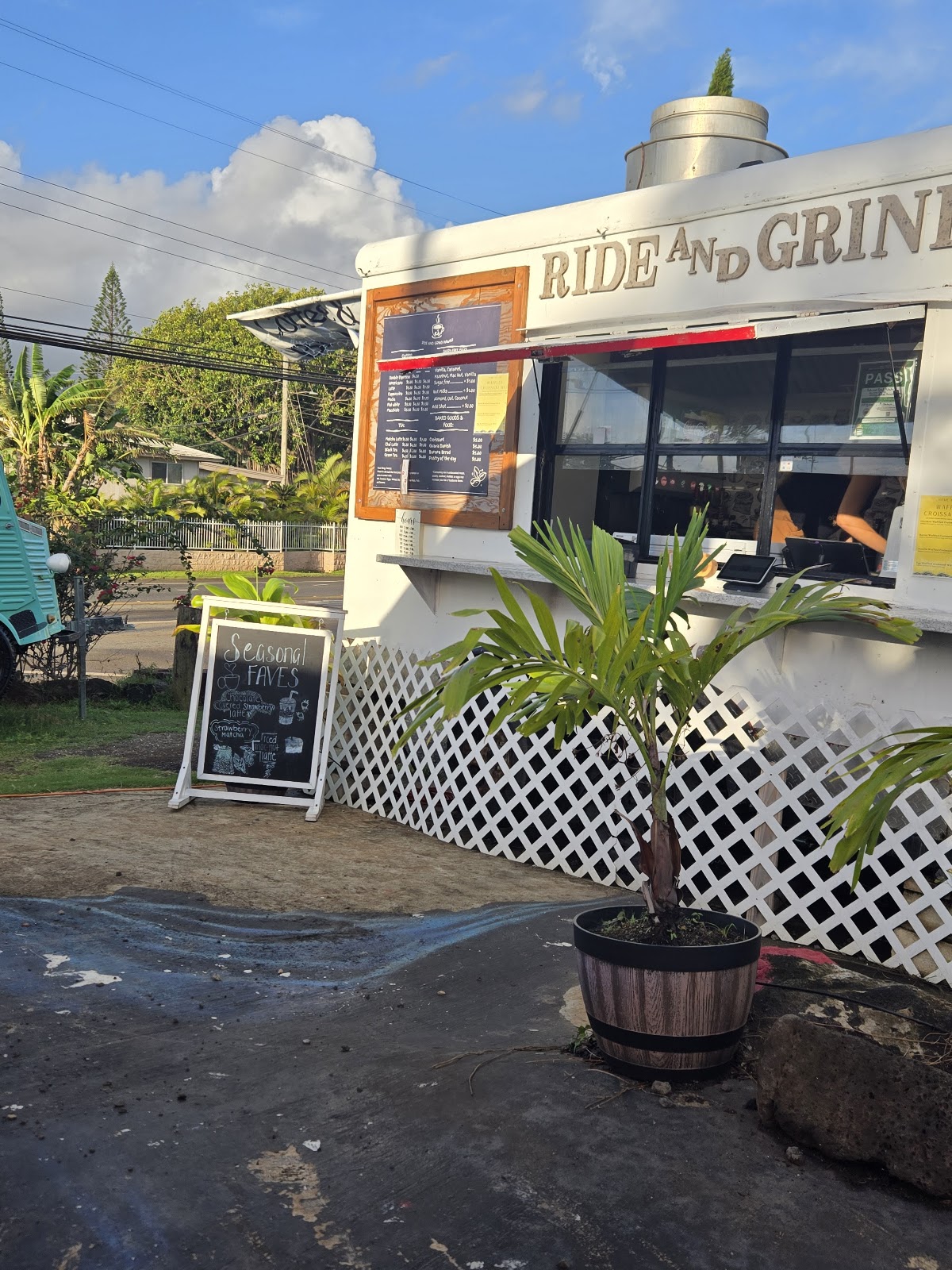 Ride and Grind Cafe interior