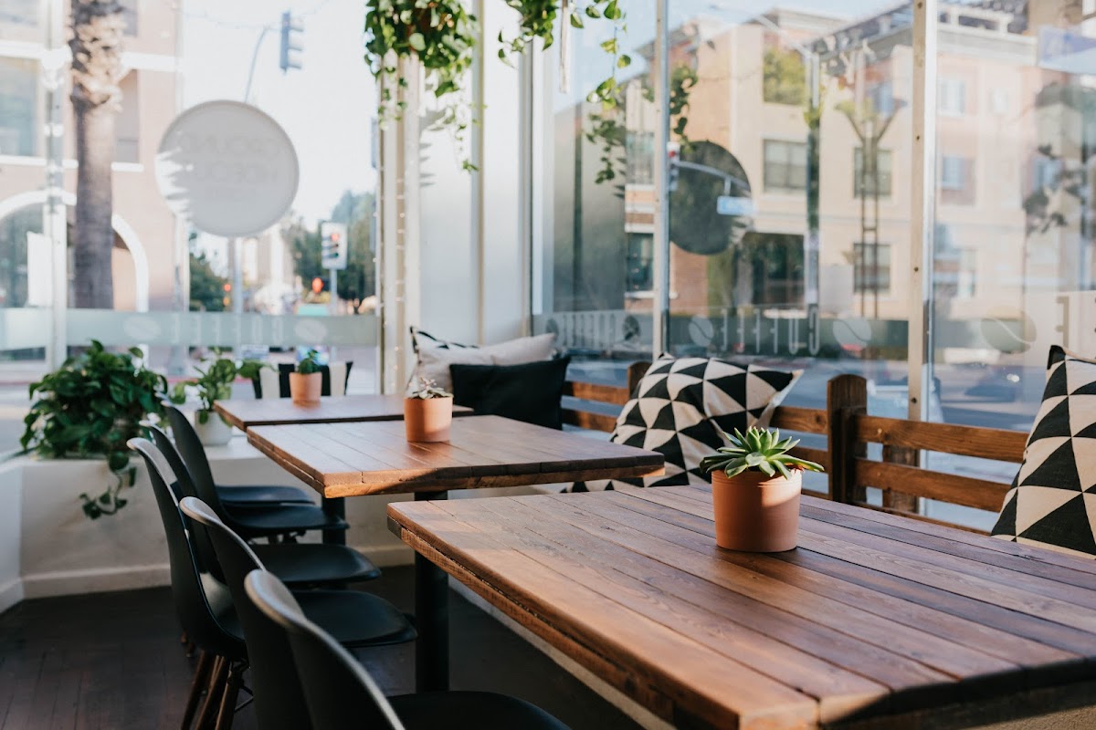 Ground Hideout Coffee interior