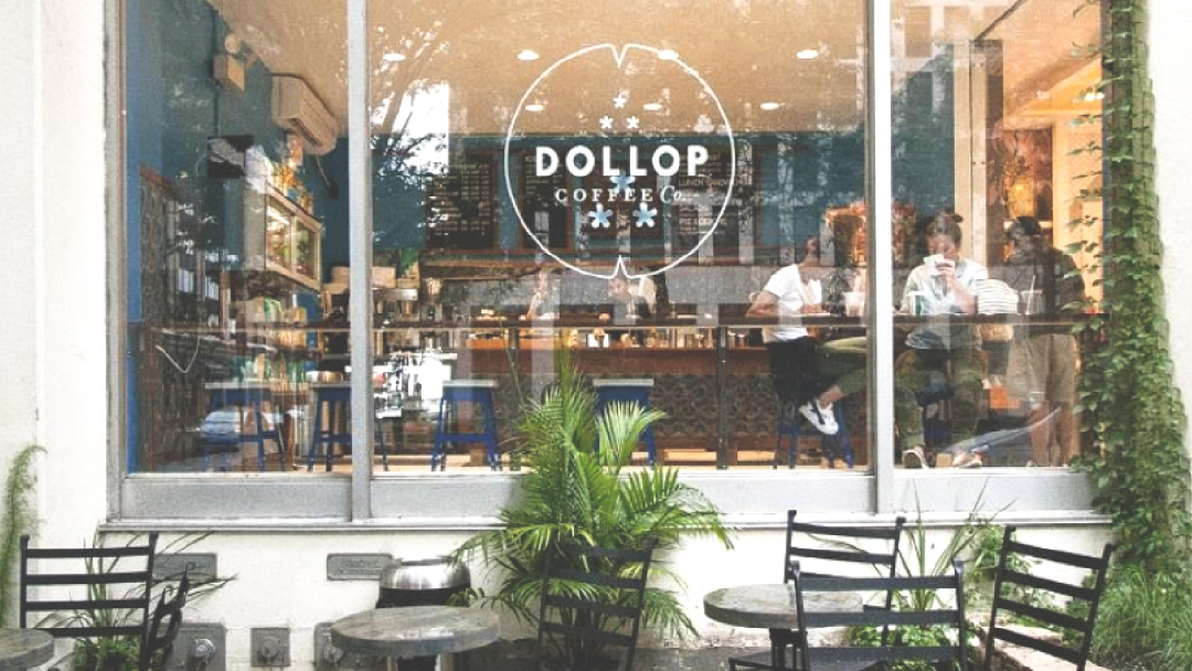 Dollop Coffee Co. interior