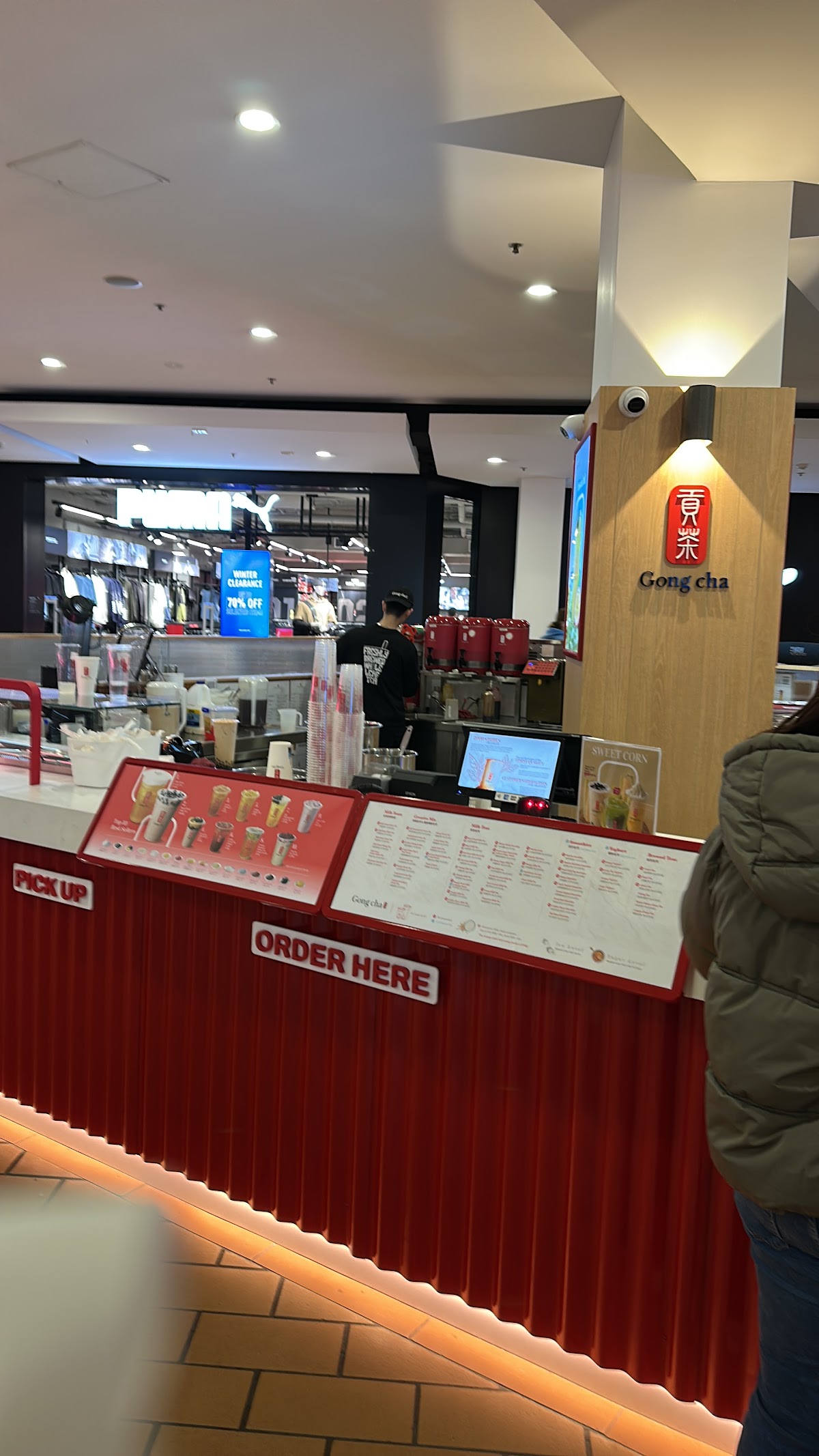 Gong Cha Birkenhead Point interior