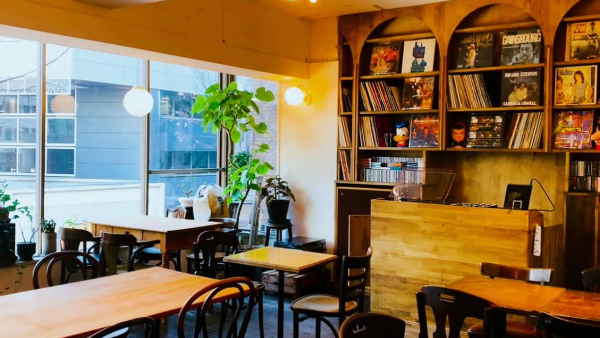SON Records & Ambient cafe interior