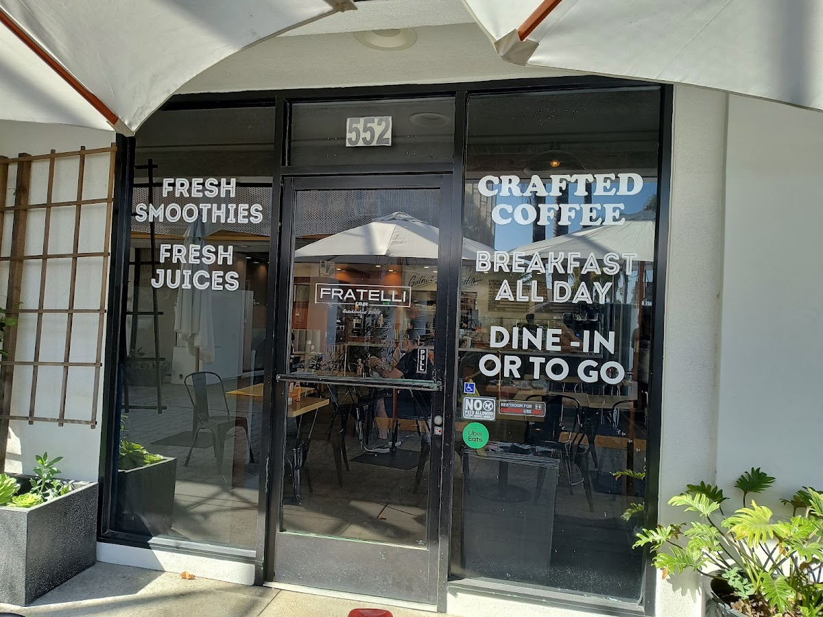 Fratelli Cafe interior