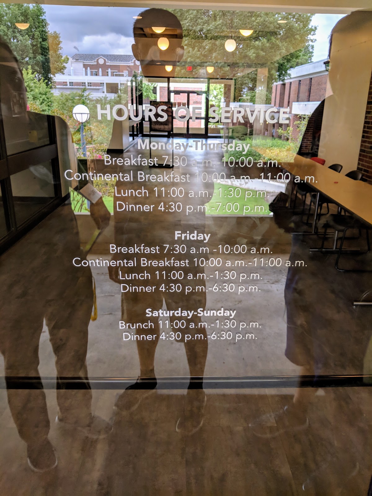 Alfonso Dining Hall interior