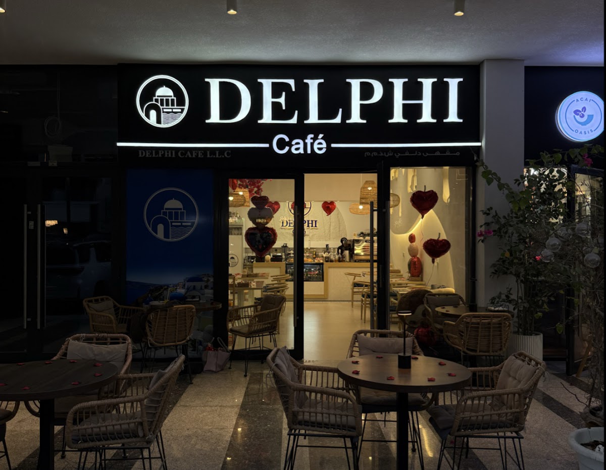Delphi Cafe interior