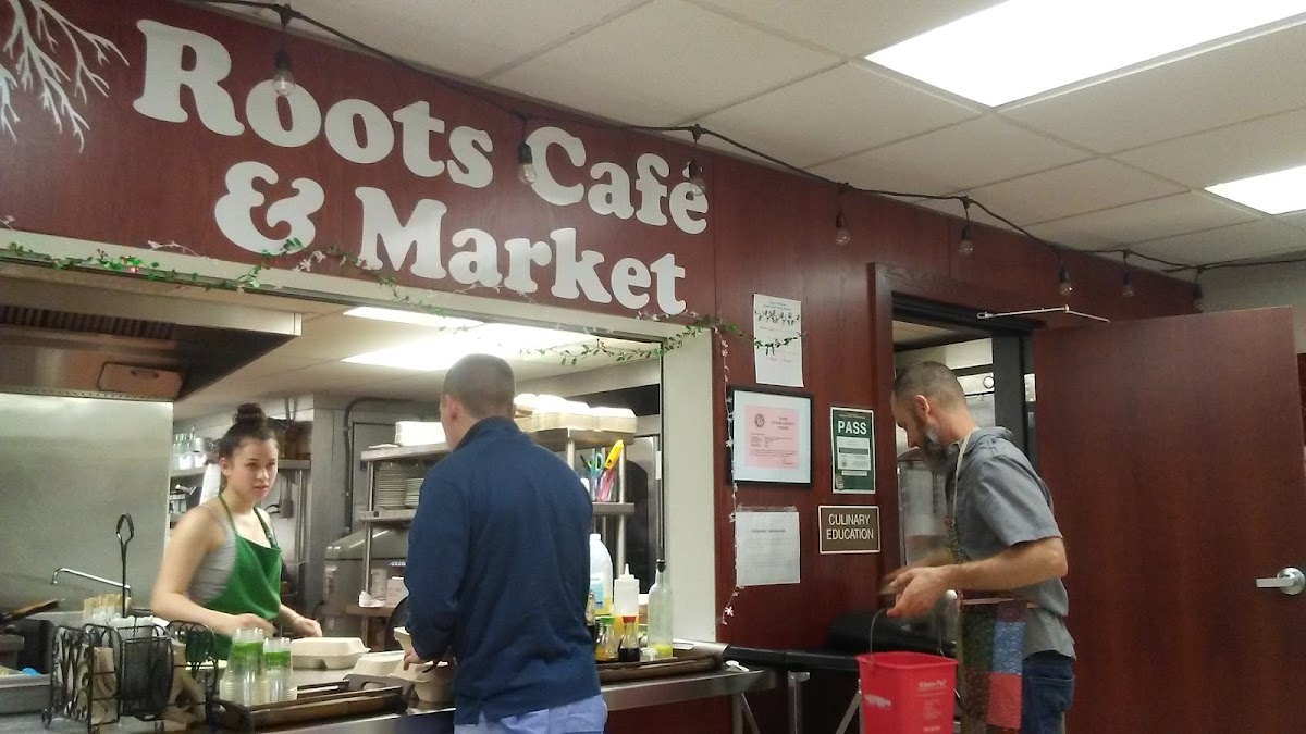 Roots Cafe interior