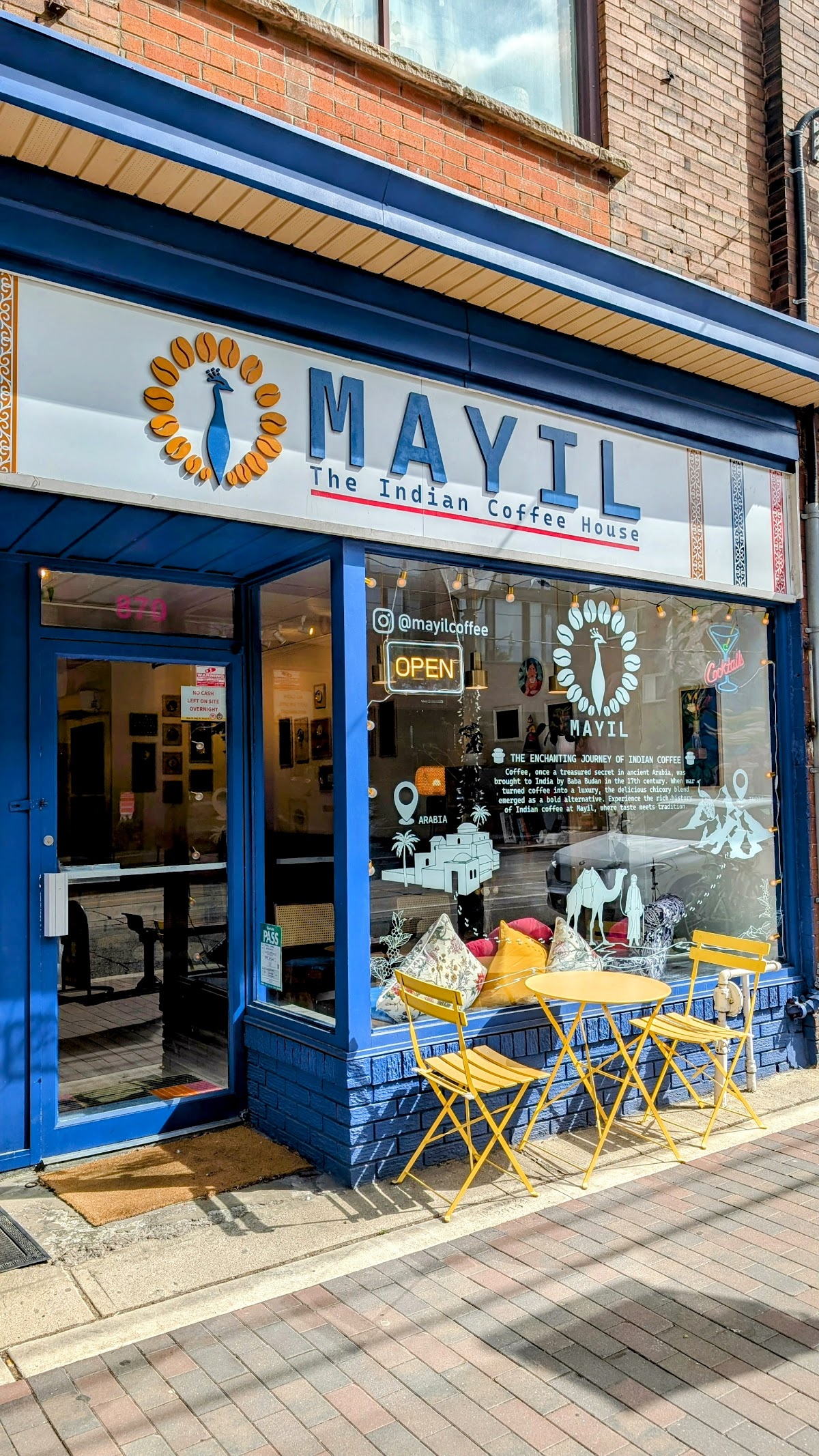 Mayil Coffee interior