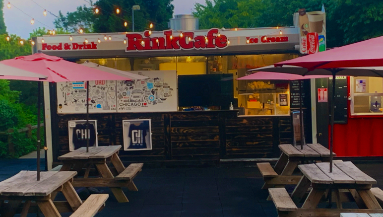 Rink Cafe interior