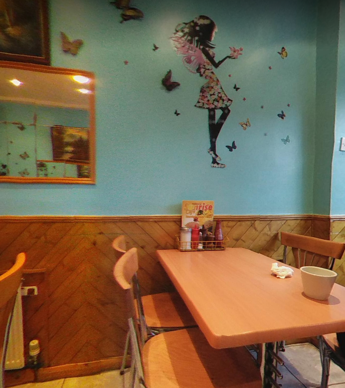 Sunrise Cafe London interior