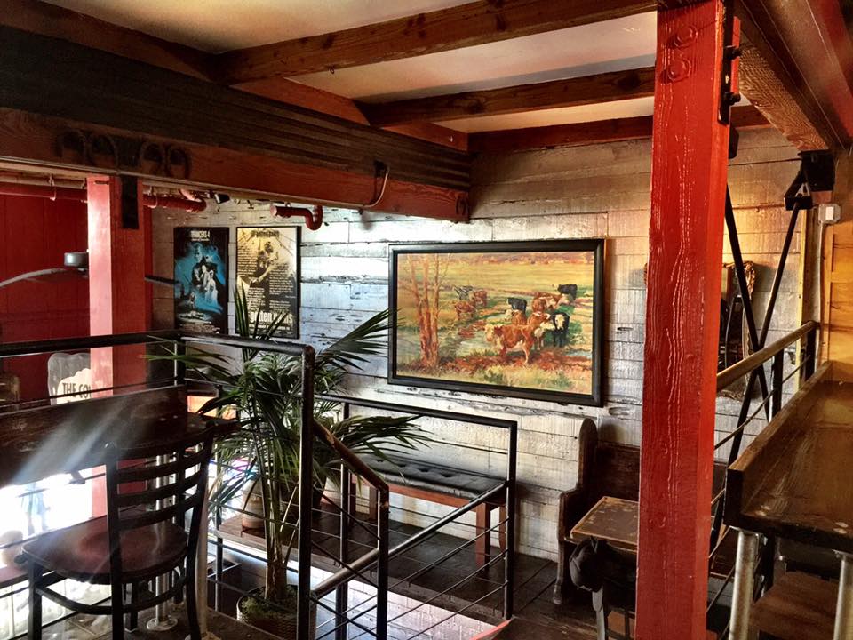 The Cow's End Cafe interior