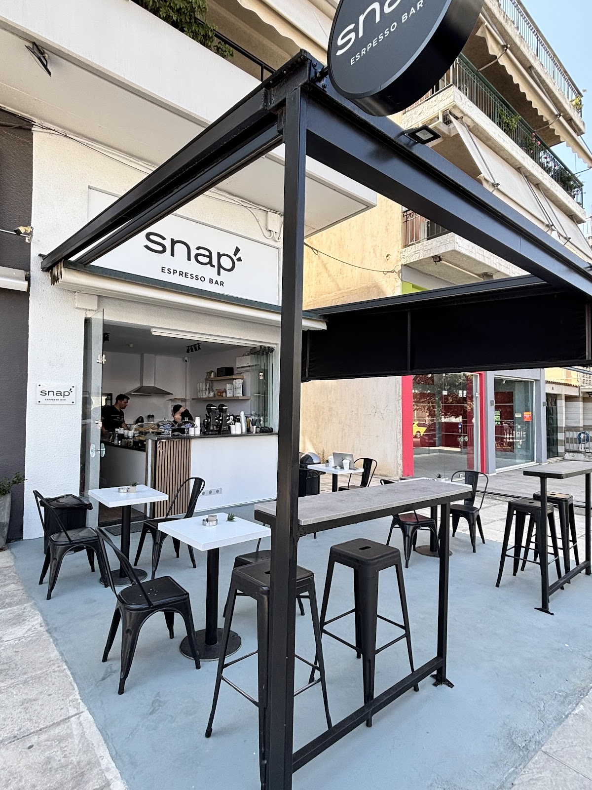 snap espresso bar interior