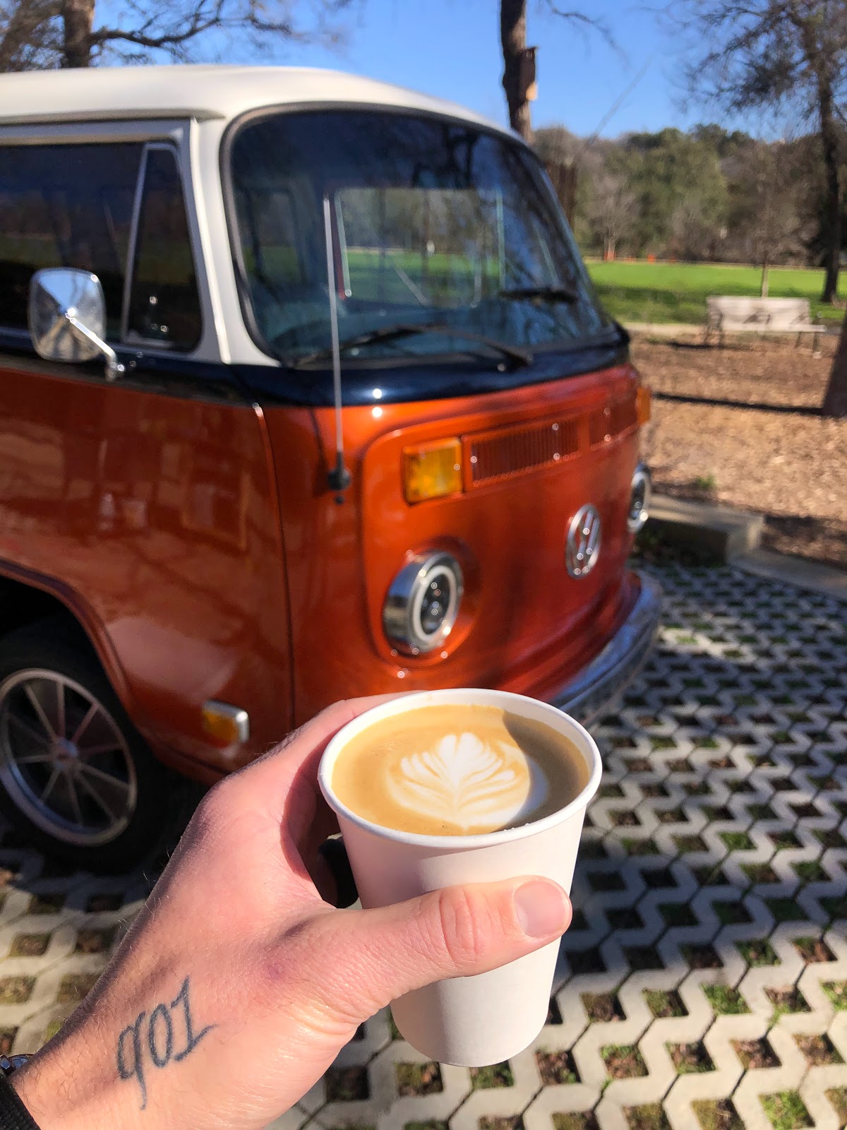 Photo of Brother Friend Coffee VW Bus