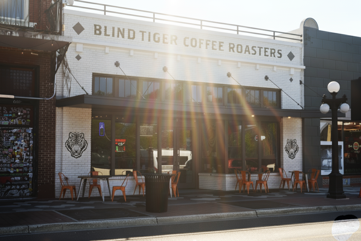 The Blind Tiger Cafe interior
