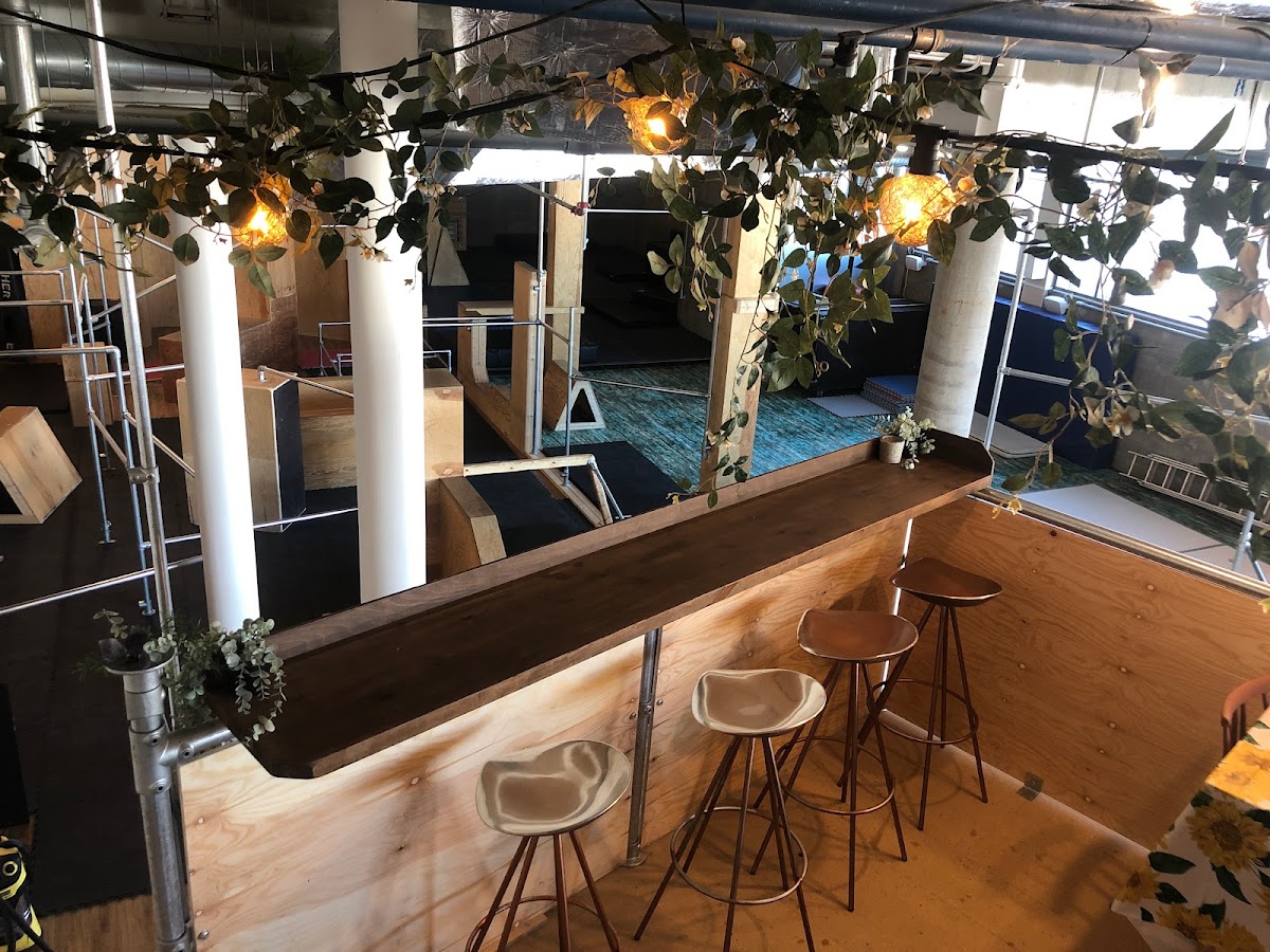 Parkourkaféen interior