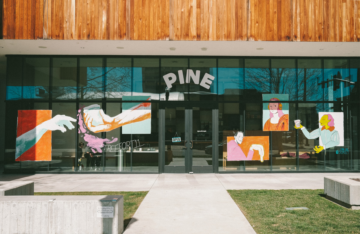 Pine interior