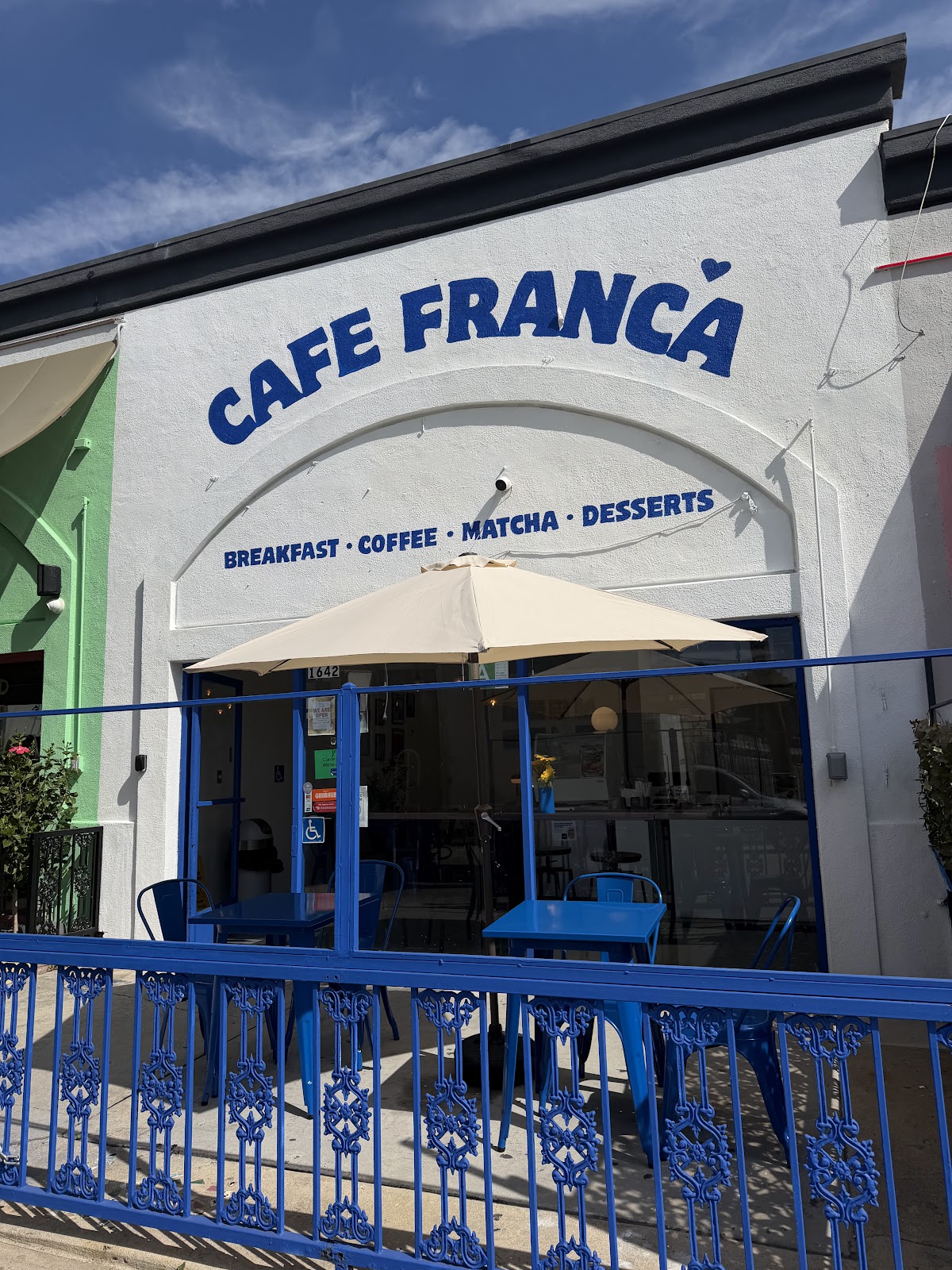 Cafe Franca Sawtelle interior