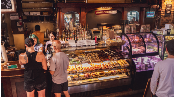 Mozart's Coffee Roasters interior