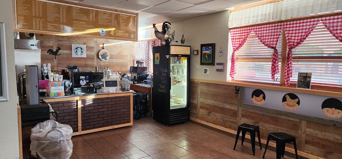 Funky Rooster Coffee Café interior