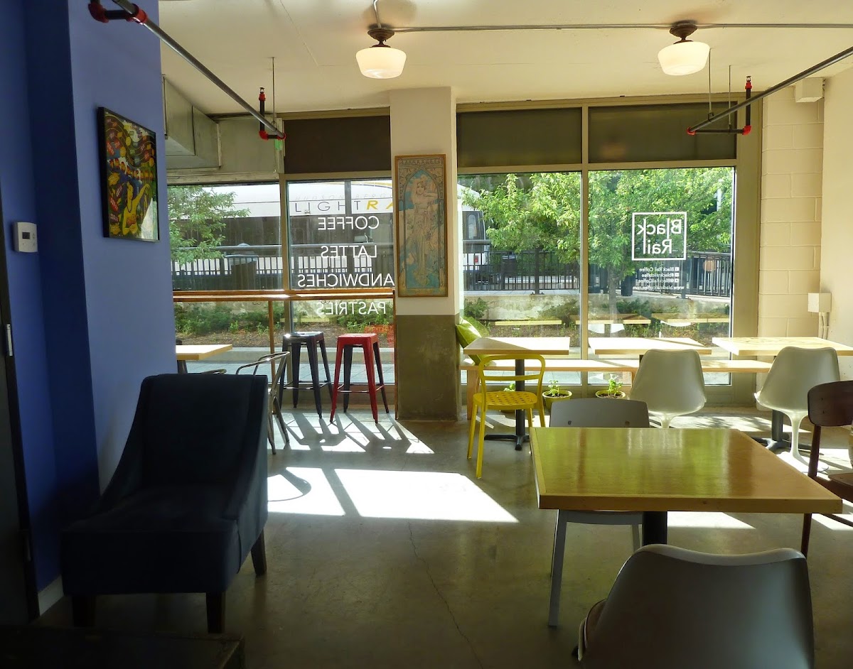 Black Rail Coffee interior