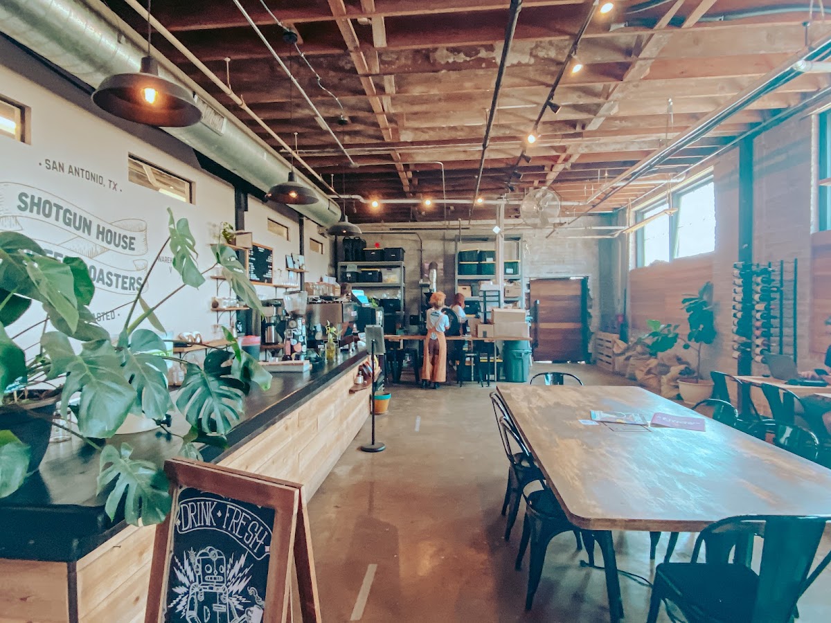 Shotgun House Coffee Roasters interior