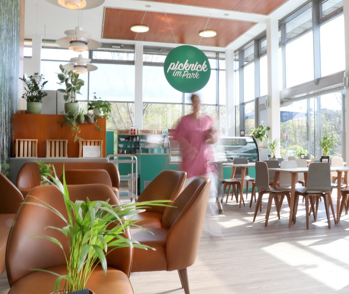 Café in Park-Klinik interior